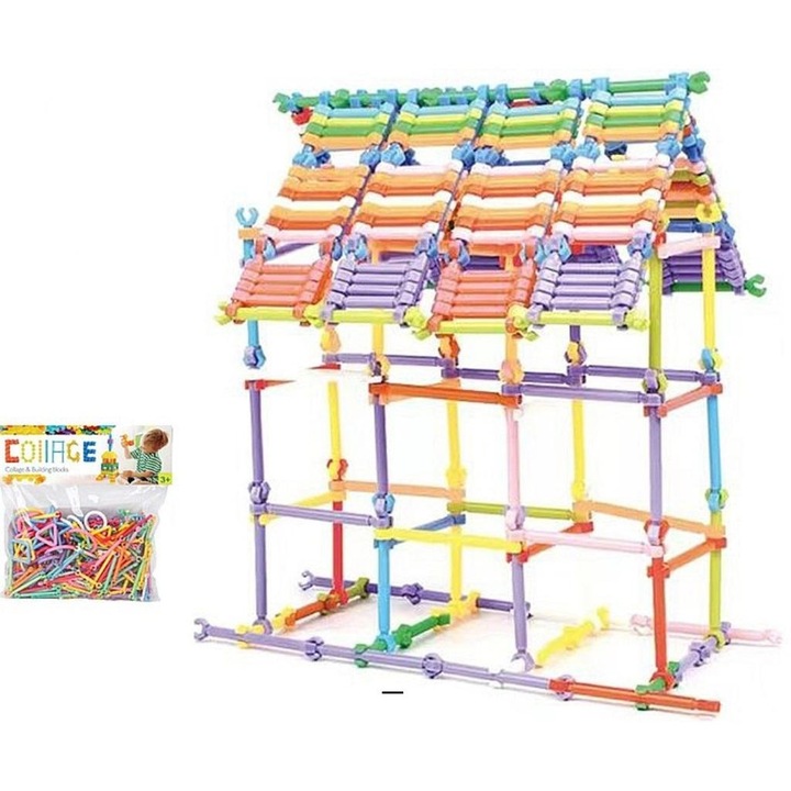 Set de constructie ADAR, 280 piese, 25x23cm, Box