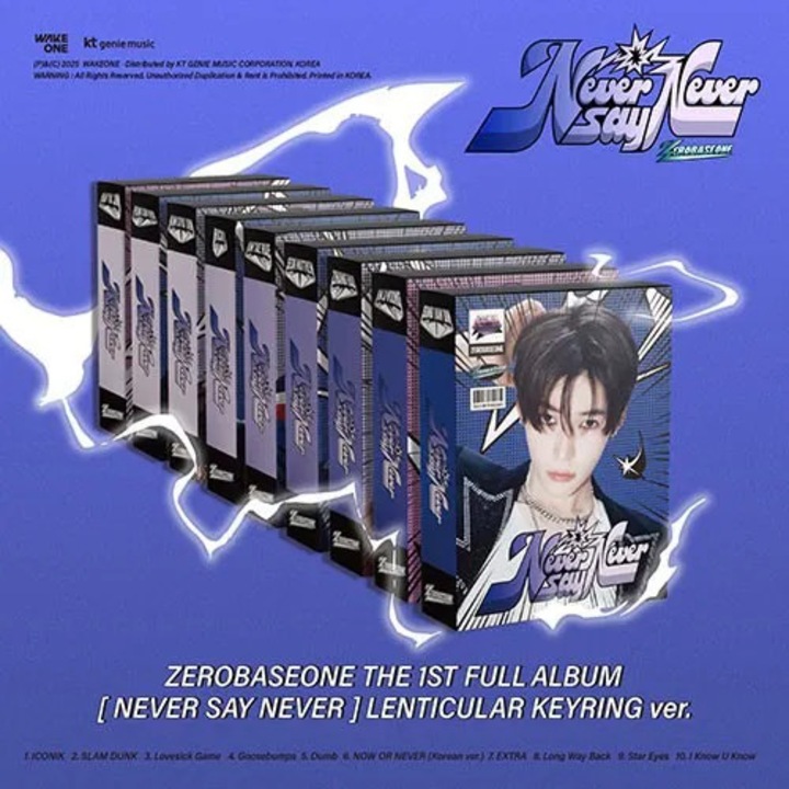 Zerobaseone: Never Say Never (Lenticular Keyring Version), K-pop
