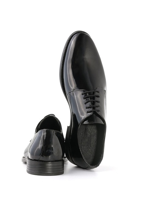 Férfi cipők, Valódi bőr, Centone, 357589, Fekete, 40