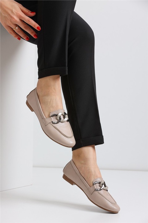 Női cipők, Valódi bőr, Johns Athletic, 369971, Bézs