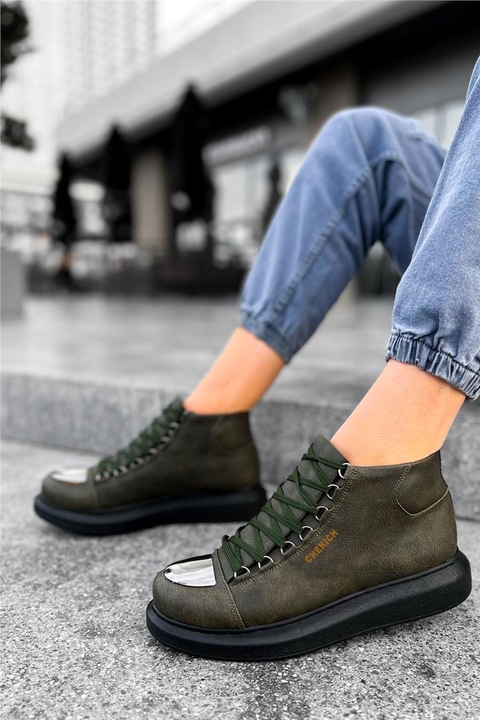 Női cipők, Öko bőr, Chekich, 411780, Khaki, 38