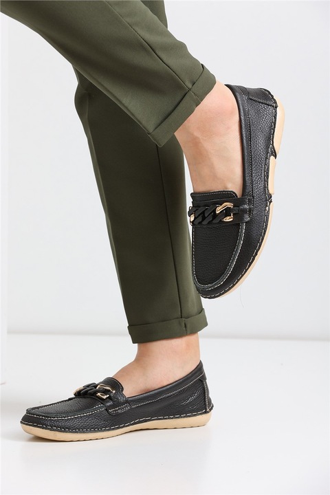 Női cipők, Valódi bőr, Johns Athletic, 370009, Fekete, 41