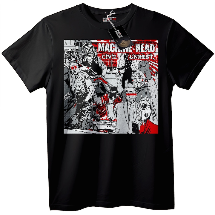 Tricou bărbătesc Machine Head, Alb, XL