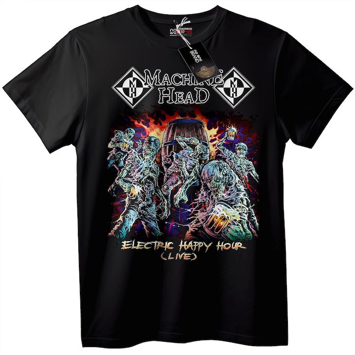 Tricou bărbătesc Machine Head, Alb, XL