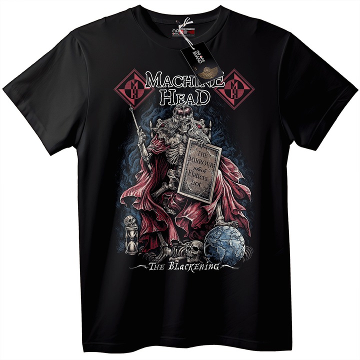 Tricou bărbătesc Machine Head, Alb, XL