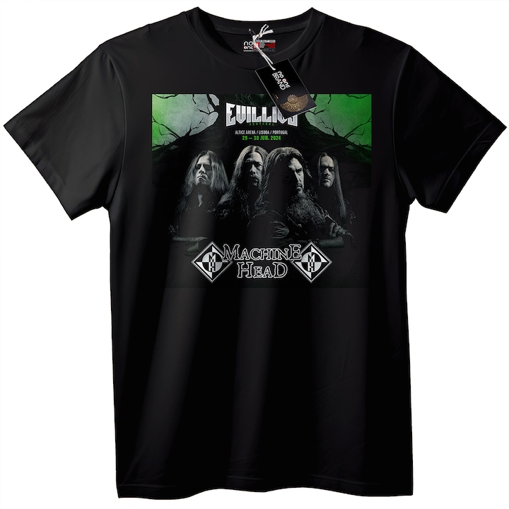 Tricou bărbătesc Machine Head, Alb, XL