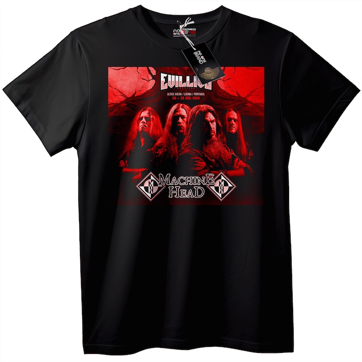 Tricou bărbătesc Machine Head, Alb, XL