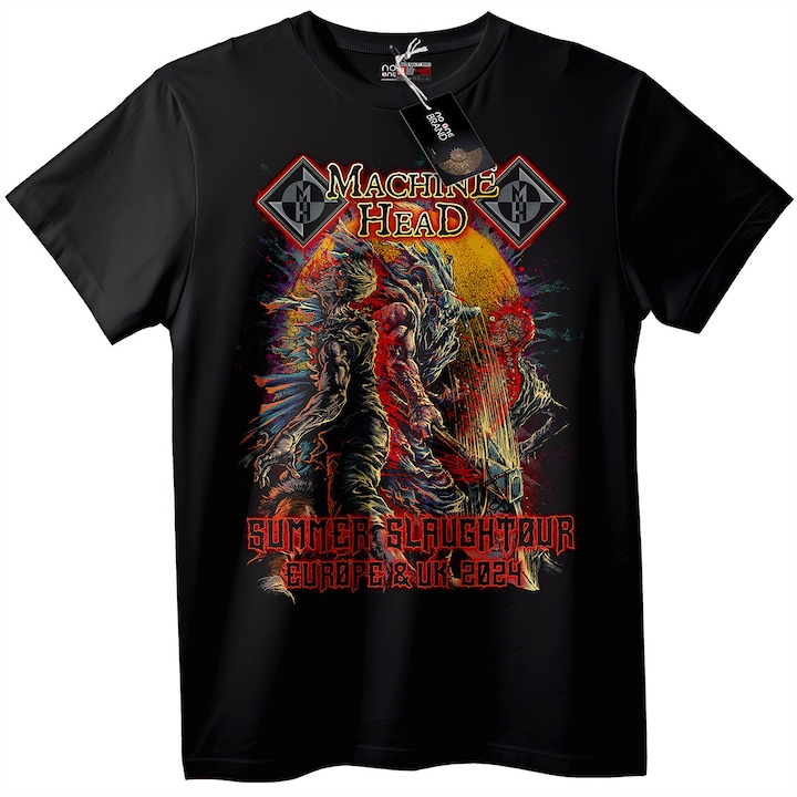 Tricou bărbătesc Machine Head, Alb, XL