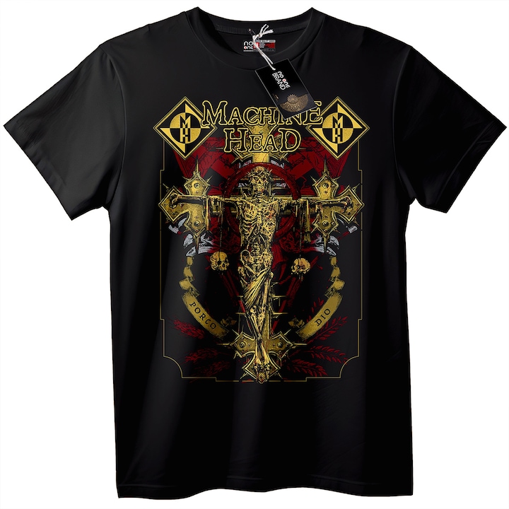 Tricou bărbătesc Machine Head, Alb, XL