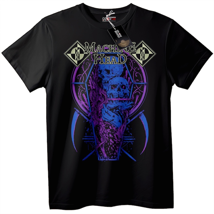 Tricou bărbătesc Machine Head, Alb, XL