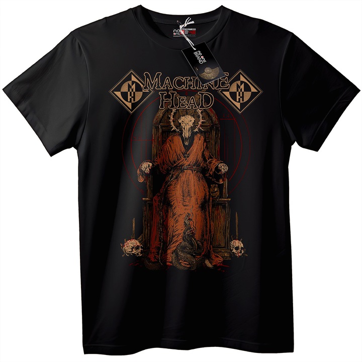 Tricou bărbătesc Machine Head, Alb, XL