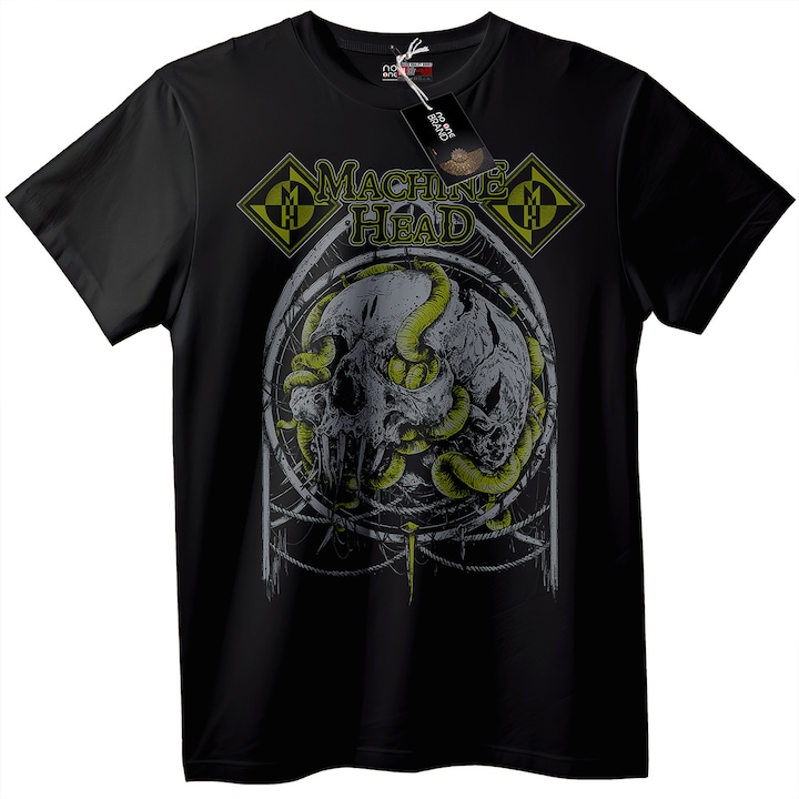 Tricou bărbătesc Machine Head, Alb, XL