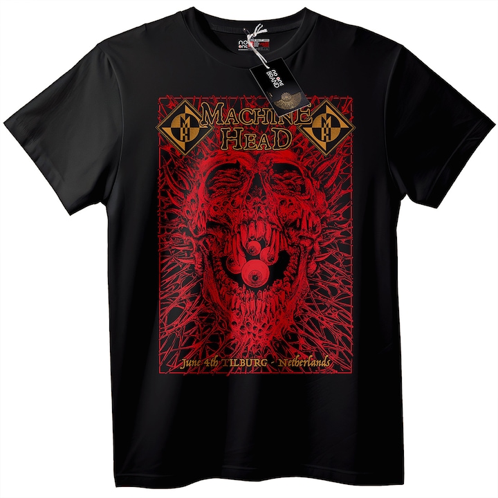 Tricou bărbătesc Machine Head, Alb, XL