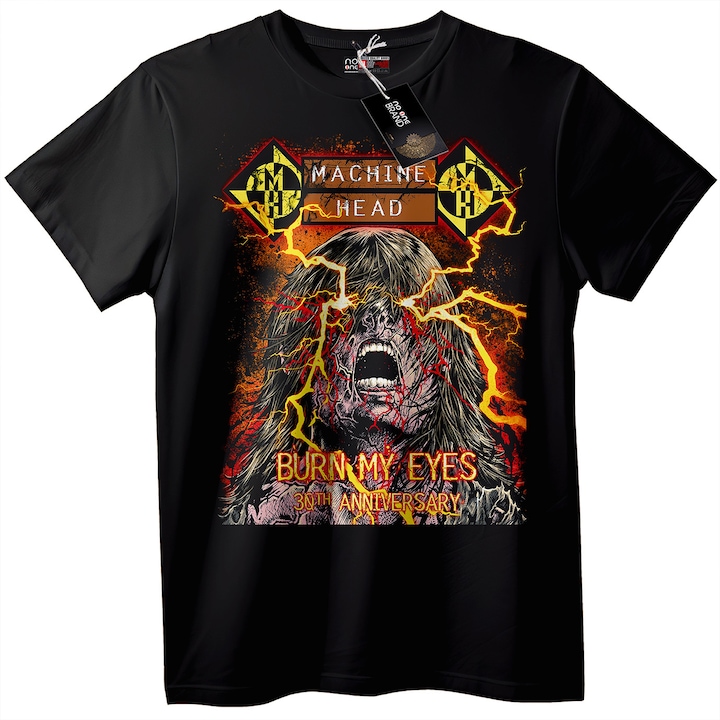 Tricou bărbătesc Machine Head, Alb, XL