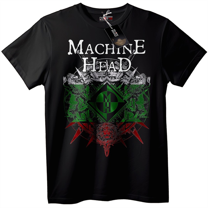 Tricou bărbătesc Machine Head, Alb, XL
