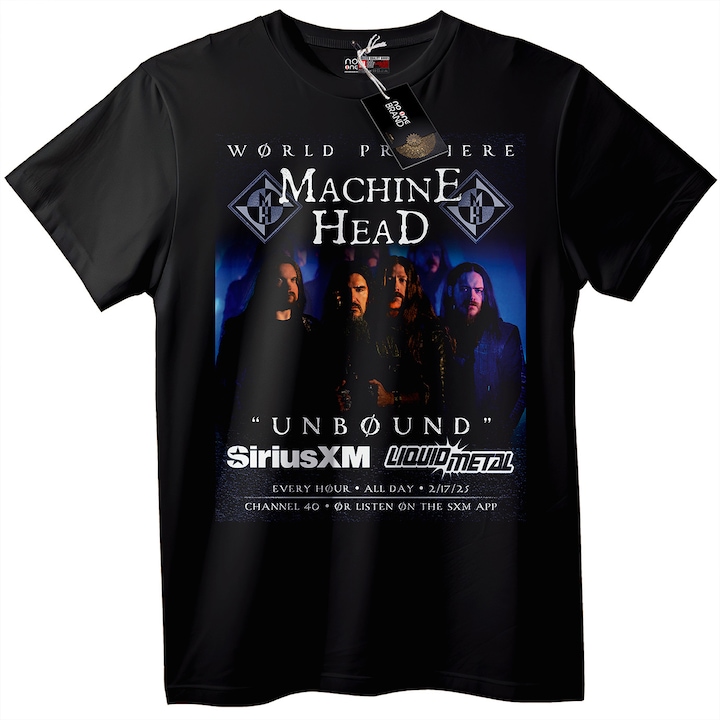 Tricou bărbătesc Machine Head, Alb, XL