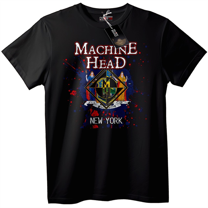 Tricou bărbătesc Machine Head, Alb, XL