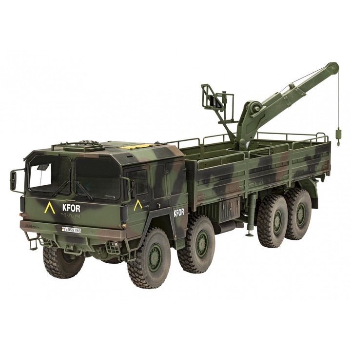 Сглобяем модел, Revell, Военен камион MAN 10t Milgl.8x8, 245 части