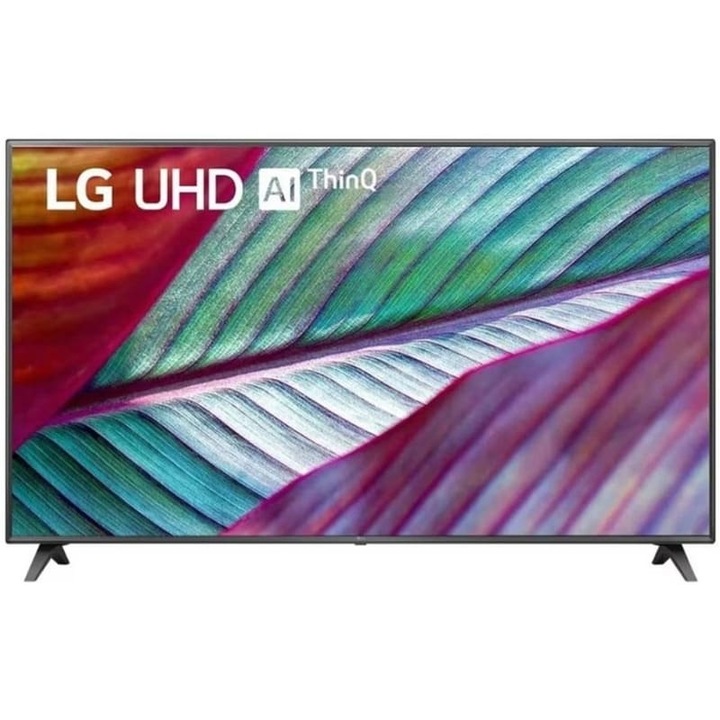 Телевизор LG 50UR78GC0LK, 50" 4K UltraHD TV 3840 x 2160, DVB-T2/C/S2, Smart TV LG ThinQ, 4K Upscaling, HDR10 Pro, HGiG, HLG, Built-in Wi-Fi, AI Sound Virtual 5.1 Up-mix, Simplink, HDMI, LAN, USB, Bluetooth, SPDIF, Hotel mode, Ceramic Black 50UR78GC0LK