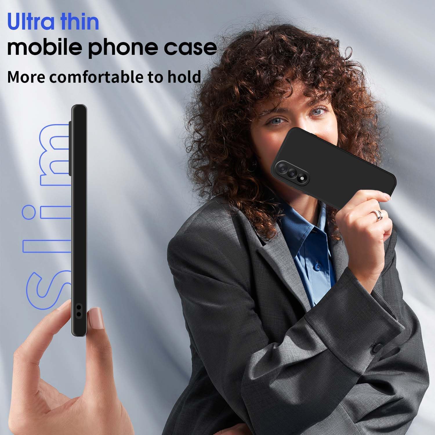Husa pentru OnePlus Nord 5 Liquid Silicone, subtire, captusita cu microfibra, anti amprenta, protectie camera foto, negru