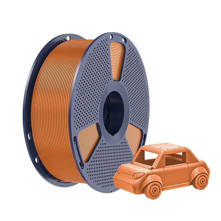 Filament SUNLU PETG, pentru Imprimantă 3D, 1.75mm, 1kg, Portocaliu