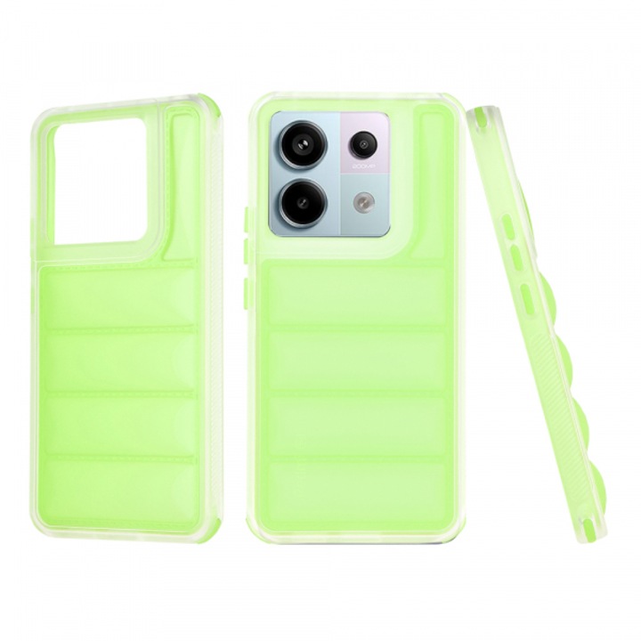 Tok Xiaomi Poco X6 / Note 13 Pro 5G, Wave Shield, Zöld