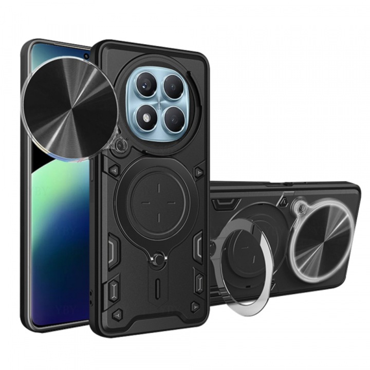 Husa pentru Xiaomi Redmi Note 14 Pro 4G, CamGuard Pro, Neagra