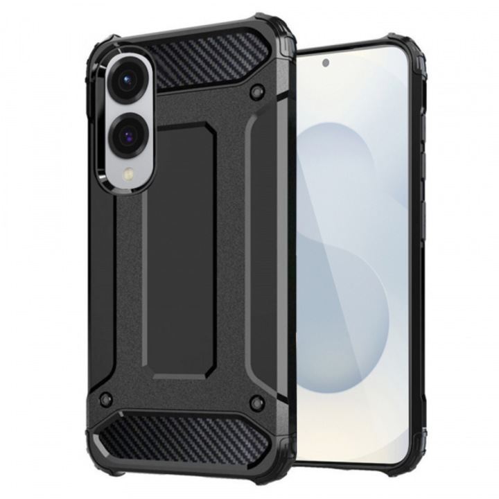 Husa pentru Samsung Galaxy S25 Edge S937, Hybrid Armor, Neagra