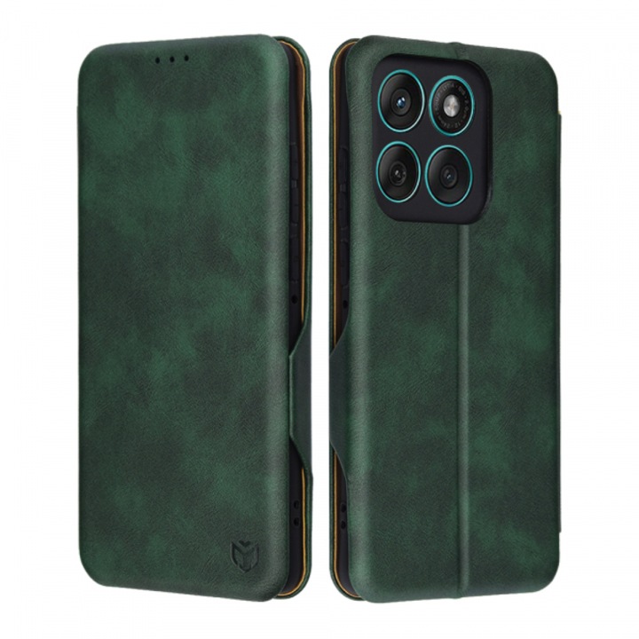Husa pentru Motorola Edge 60 Fusion / Edge 60, Safe Wallet Plus, Verde