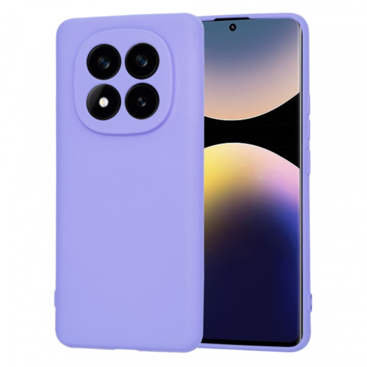 Husa pentru Xiaomi Redmi Note 14 Pro+ 5G, SoftFlex, Mov Deschis