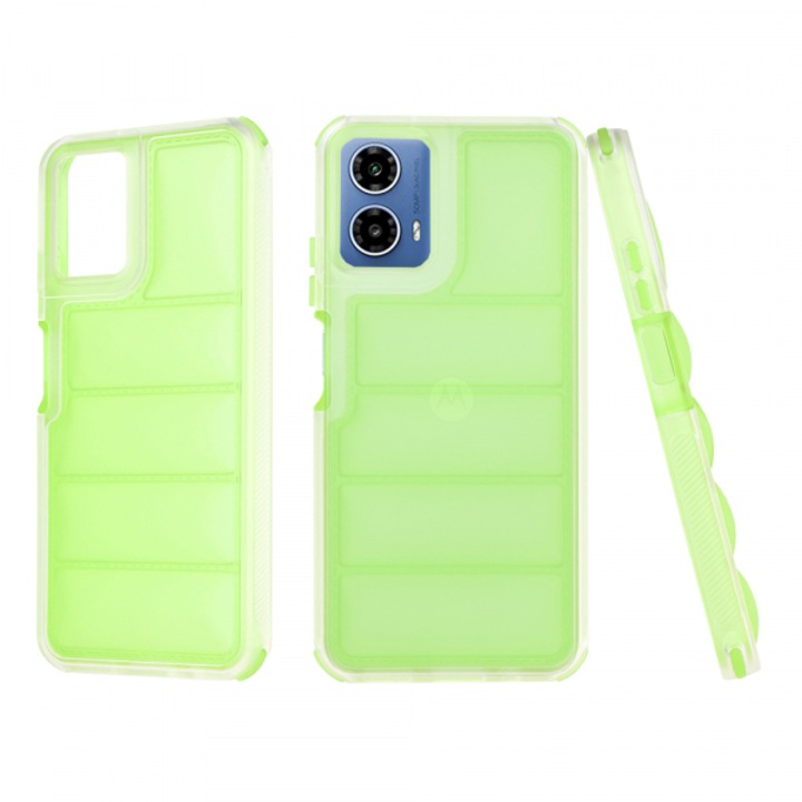 Husa pentru Motorola Moto G45 / G34, Wave Shield, Verde