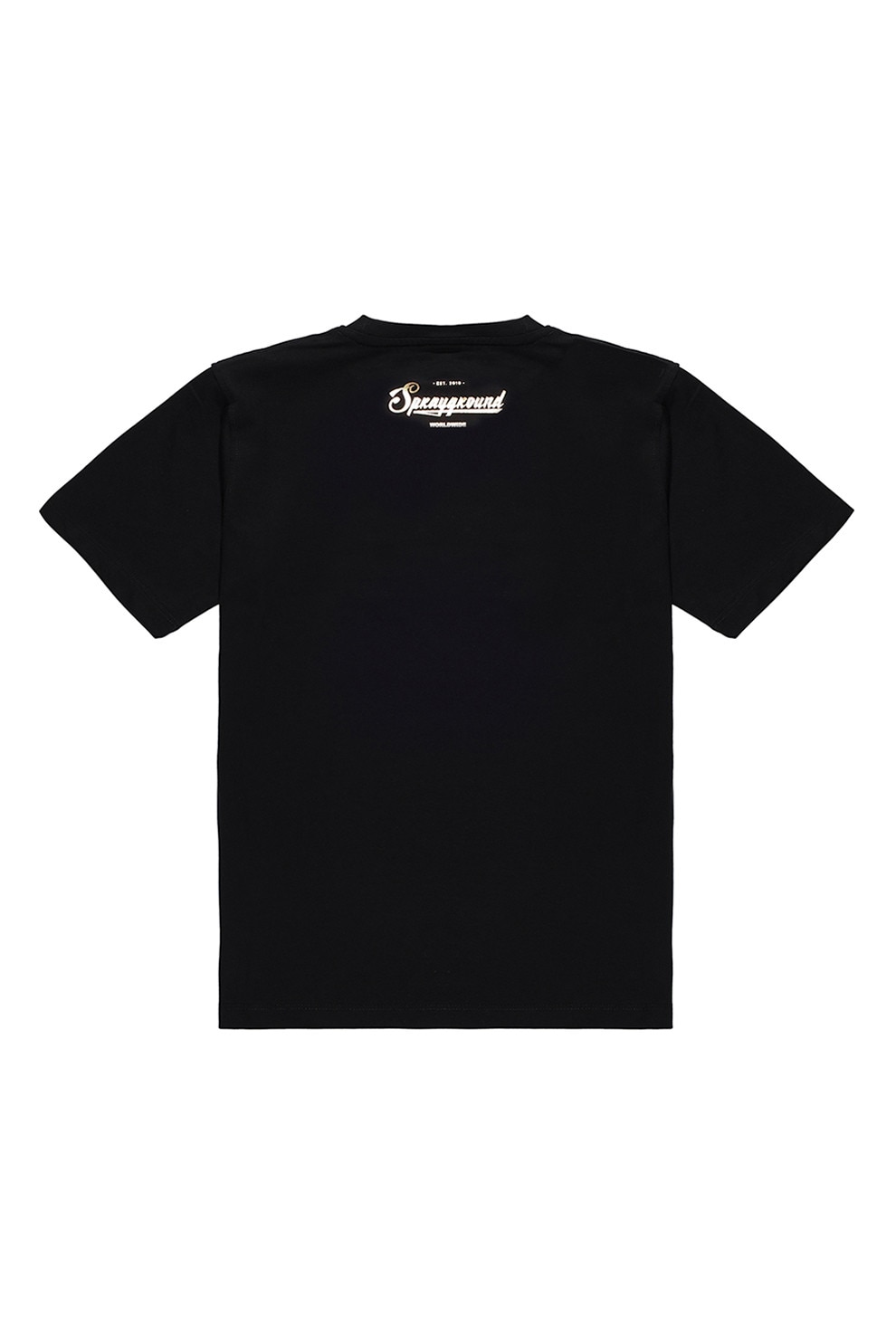 Sprayground, Tricou din bumbac cu imprimeu Takeover The Throne, Negru, 170 CM