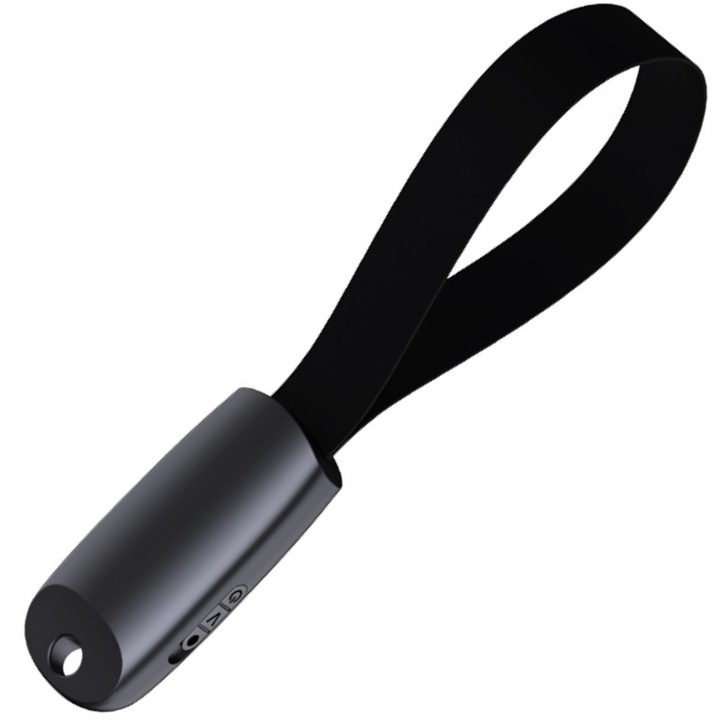 Mini reportofon spion,8GB, capacitate stocare 45 ore, activare vocala, MP3, stand-by 30 zile, Reducere profesionala a zgomotului, negru, Calitate clara a sunetului, Usor de utilizat, Gata de utilizare, Elegant si simplu