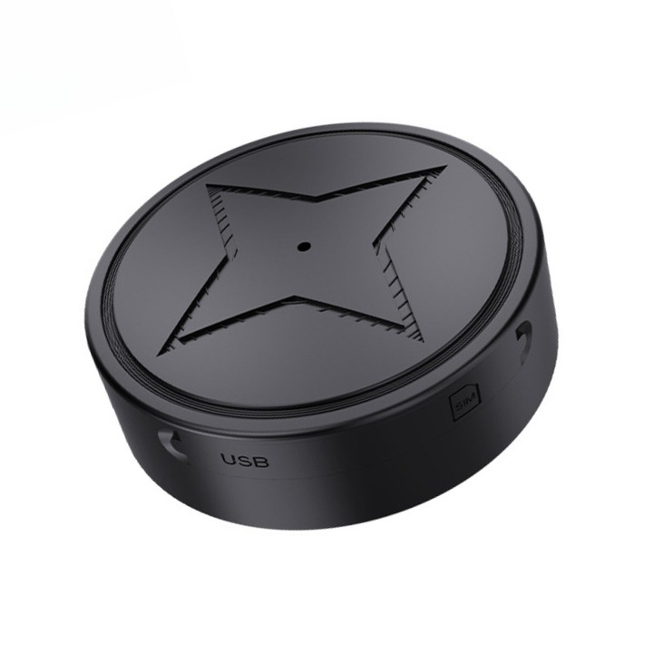 Mini GPS, dispozitiv anti-pierdere si urmarire auto, monitorizare in timp real, autonomie 3-5 zile, acuratete ridicata, pentru IOS pentru Android, rezistent la apa, activare vocala, negru, Pozitionare auto, adsorbtie magnetica puternica, anti-pierdere