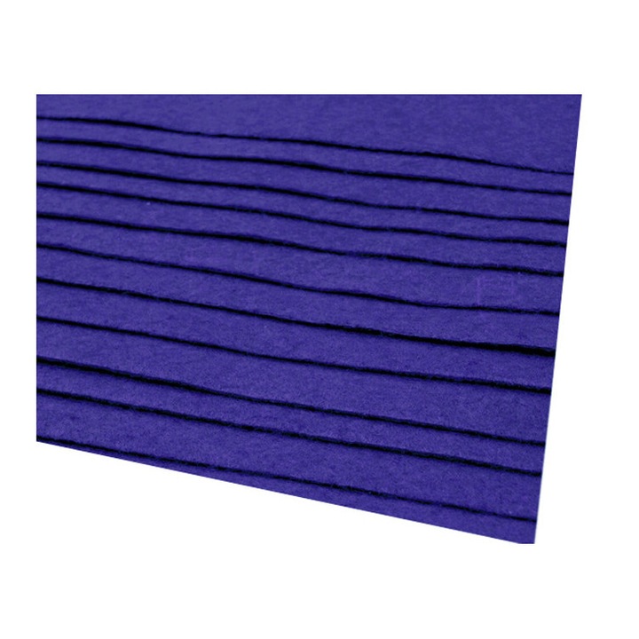 Fetru decorativ 20x30cm, violet inchis