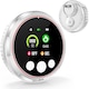 Detector 4 in 1 pentru Monoxid de Carbon, Gaz, Temperatura si Umiditate, WALALLA, Cu Priza si Baterie 1000mAh, Afisaj HD, Alarma Vocala, Pentru Casa, Hotel si Autocaravana