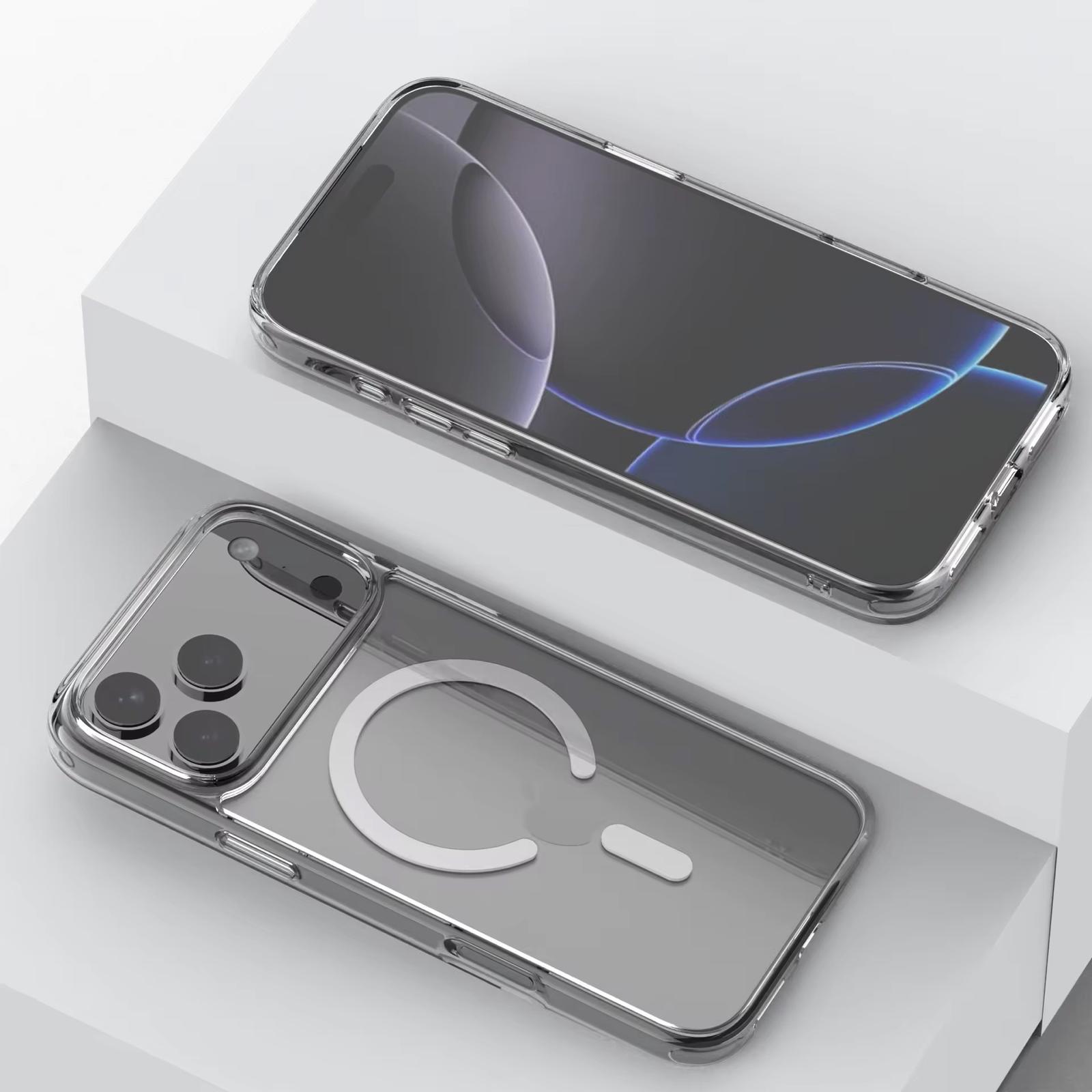 Husa de Protectie OG Purple, Compatibila cu Apple iPhone 17 Pro, MagSafe, silicon, transparenta