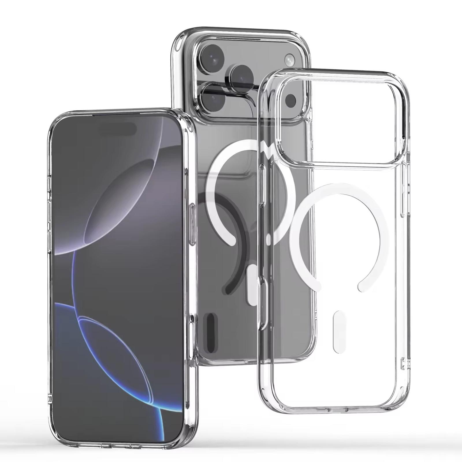 Husa de Protectie OG Purple, Compatibila cu Apple iPhone 17 Pro, MagSafe, silicon, transparenta