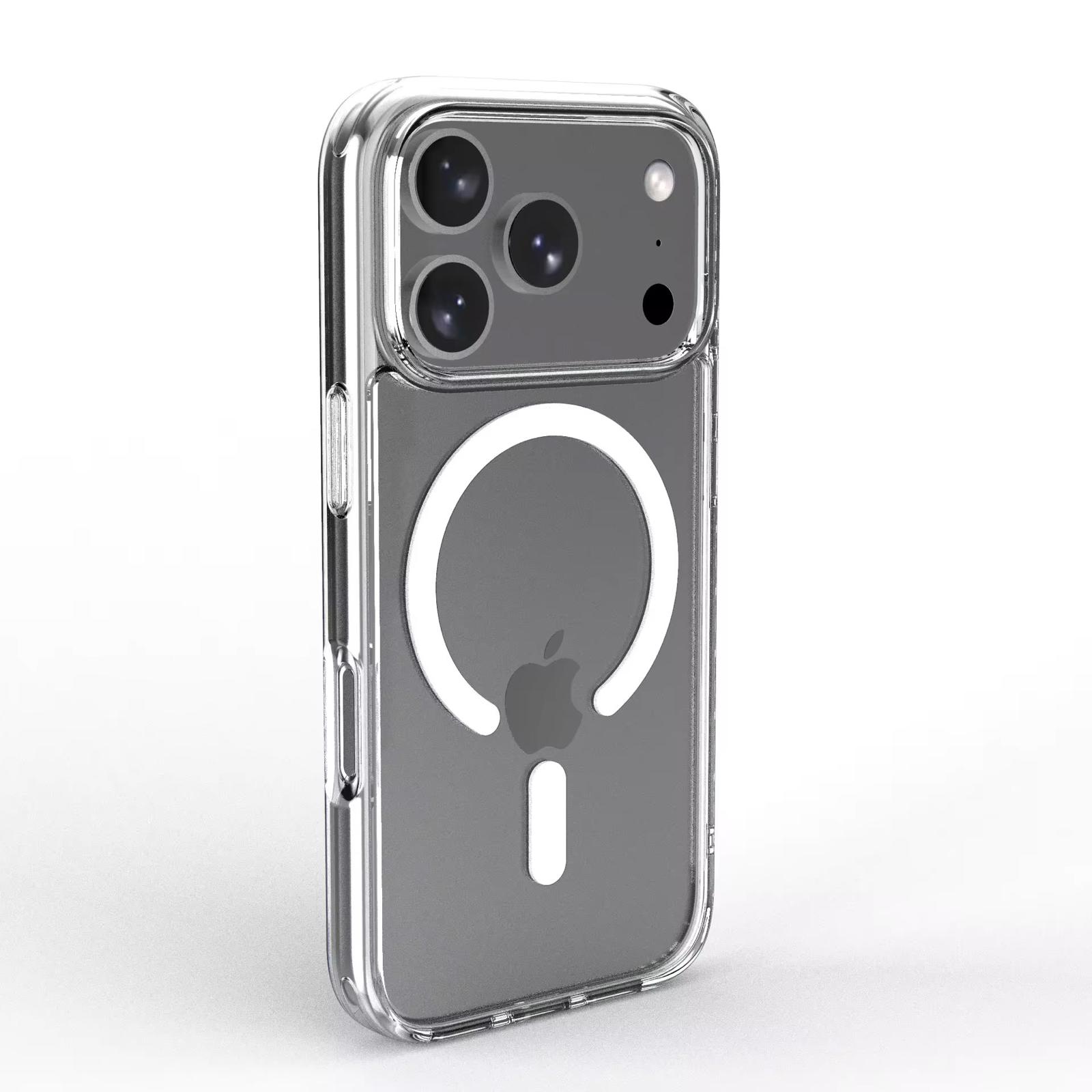 Husa de Protectie OG Purple, Compatibila cu Apple iPhone 17 Pro, MagSafe, silicon, transparenta