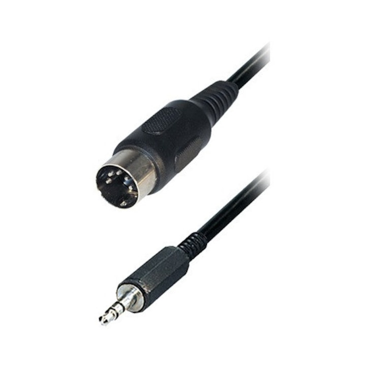 Cablu audio stereo 1.5m 3.5 mm JACK tata - 5PIN DIN tata