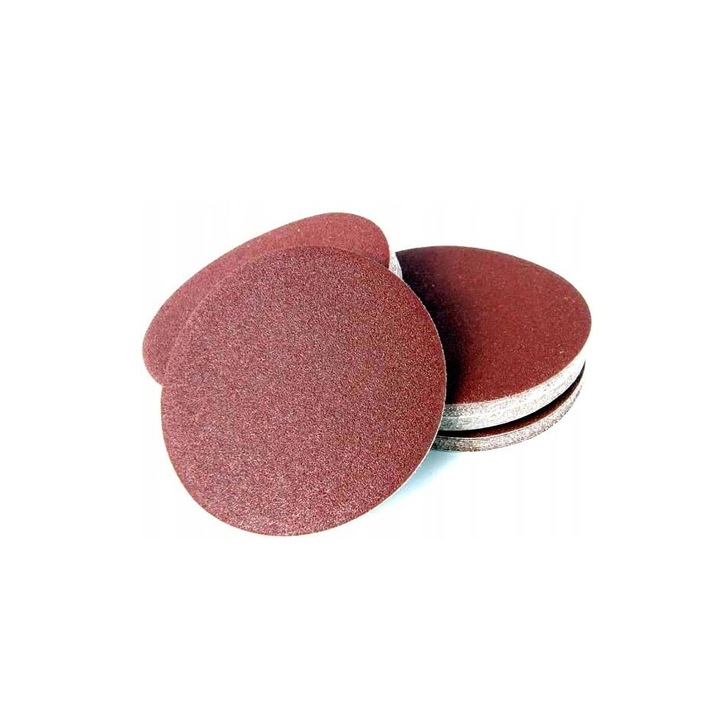 Set discuri pentru slefuitor pereti,125 mm, P120 cu velcro, 50 bucati, Kraft