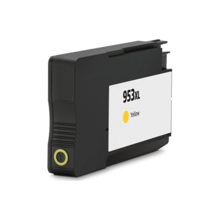 Cartus cerneala compatibil 953XL, galben yellow, F6U18AE, 26 ml, pentru HP OfficeJet Pro 7700 Series, 7720, OfficeJet Pro 7730, OfficeJet Pro 7740 WF, OfficeJet Pro 8200 Series, OfficeJet Pro 8210, OfficeJet Pro 8216, OfficeJet Pro 8218