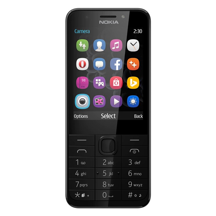 Telefon mobil 230, Dual SIM, Argintiu inchis