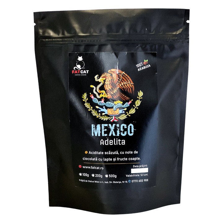 Cafea boabe, FatCat, Mexico Adelita, 500 g