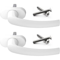 Maner pentru fereastra termopan PVC, model universal, Alb, 2 Bucati