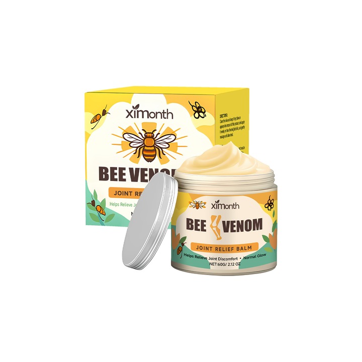 Crema pentru ingrijirea articulatiilor cu venin de albine si frunze de menta, 62g