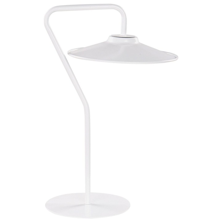 Fehér fém LED asztali lámpa 41 cm Galetti