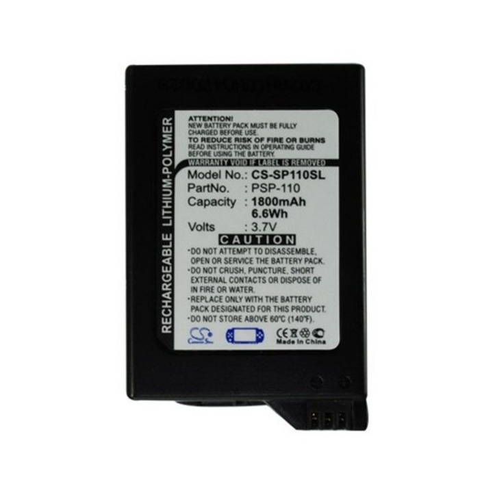Cameron sino li-ion akkumulátor, 3.7v, 1800mAh, kompatibilis sony psp-110-el