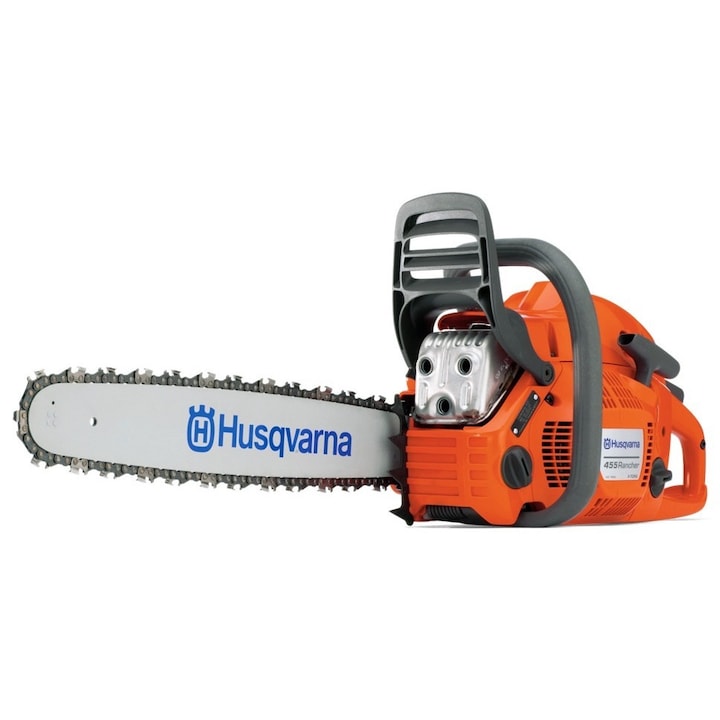 Drujba Husqvarna 455 Rancher, Putere 3, 5 CP, Sina si Lant de 45 cm