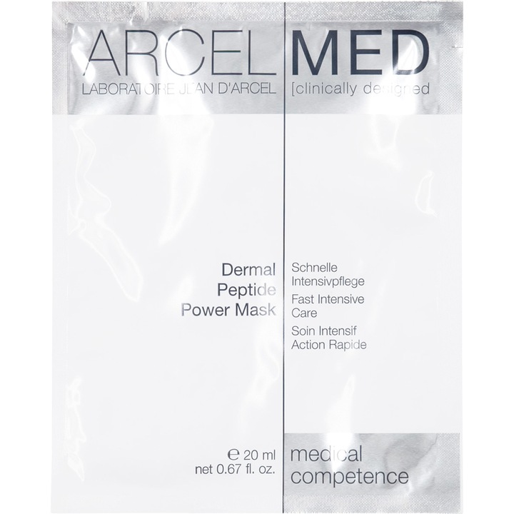 Masca anti-stres din textil hipo-alergenic cu peptide biomimetice - 1 buc - Jean d'Arcel Cosmetique